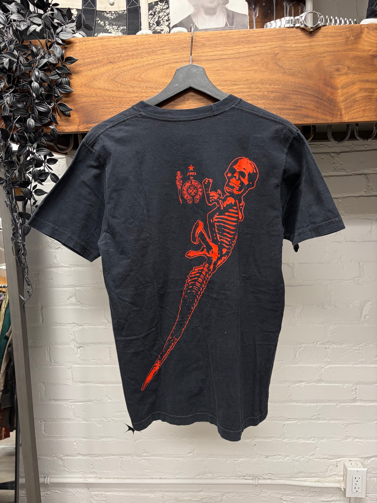 Chrome Hearts ‘Jarvis Skull’ Light Sabres Black Graphic T-Shirt