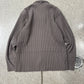 Issey Miyake Homme Plisse Pleated Brown Zip-Up Track Jacket