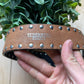 Tornado Mart Black Leather Studded Belt