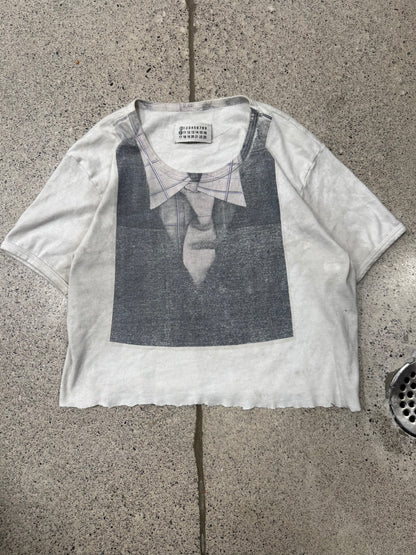 1999 Maison Martin Margiela ‘Trompe L’œil’ Artisinal Shirt and Tie T-Shirt