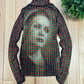 AW2001 Jean Paul Gaultier ‘Greta Garbo’ Mesh Long Sleeve Shirt