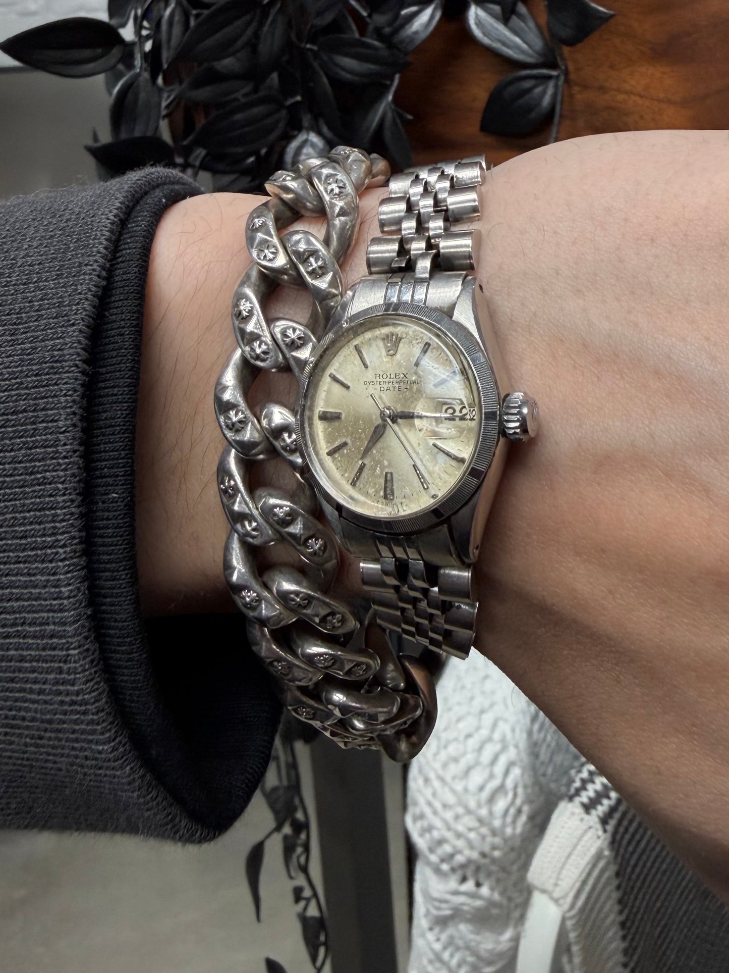 Rolex 6916 Oyster Perpetual Date Stainless Steel 28mm Watch