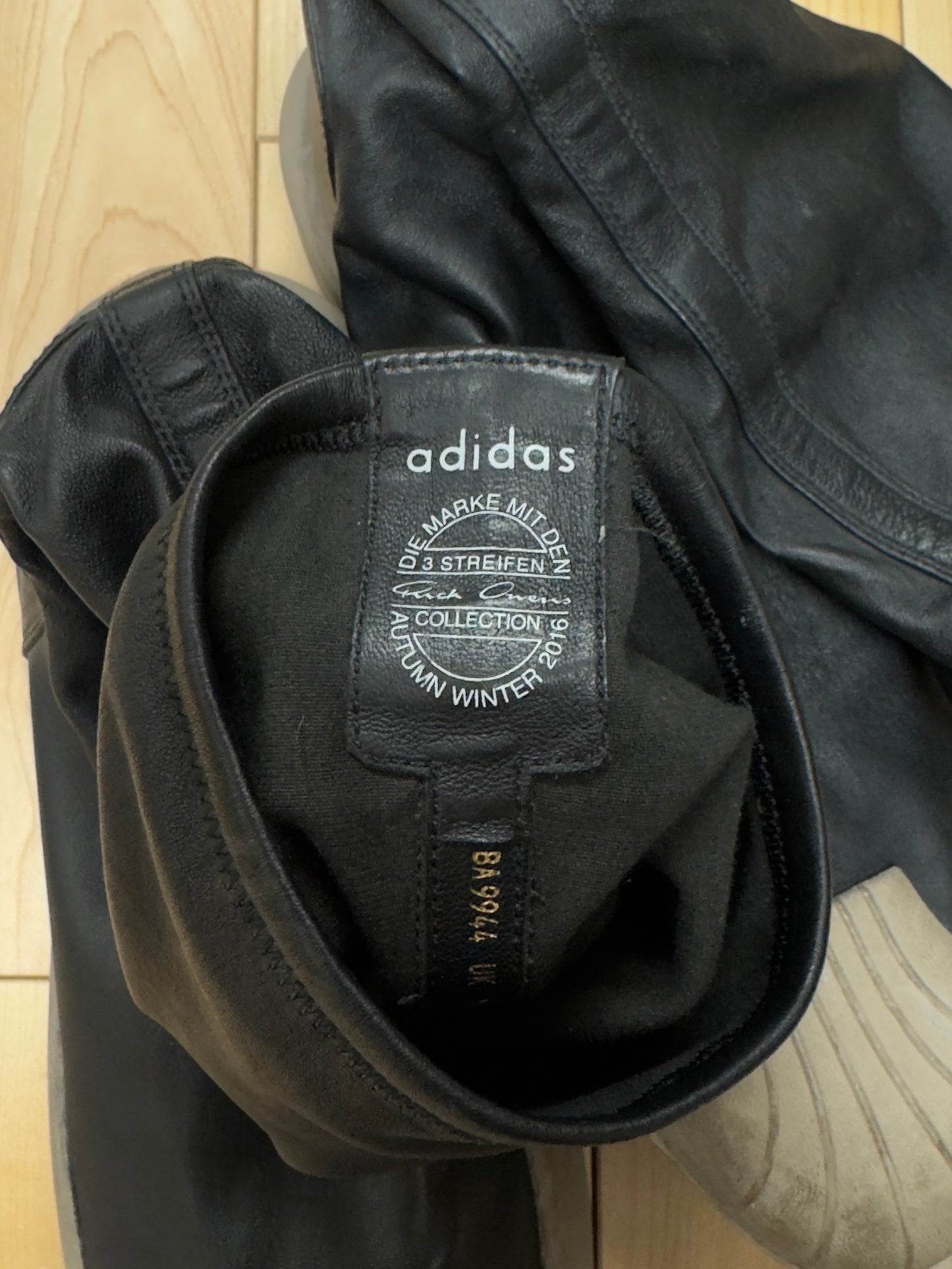 Autumn Winter 2016 Rick Owens x Adidas Leather ‘Mastadon’ Sneakers