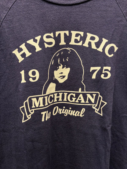 Hysteric Glamour Vintage Inspired ‘Michigan 1975’ Crest Logo Long Sleeve