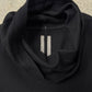 AW2015 Rick Owens ‘Sphinx’ Mainline Black Poncho Layering Top