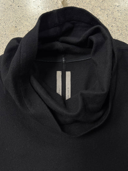 AW2015 Rick Owens ‘Sphinx’ Mainline Black Poncho Layering Top