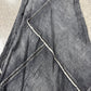 Vintage Jean Paul Gaultier ‘Fringed Raw Seam’ Spiral Cut Denim Dress