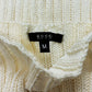 Gucci by Tom Ford Cream/White Wool Ribbed Knit Sweater