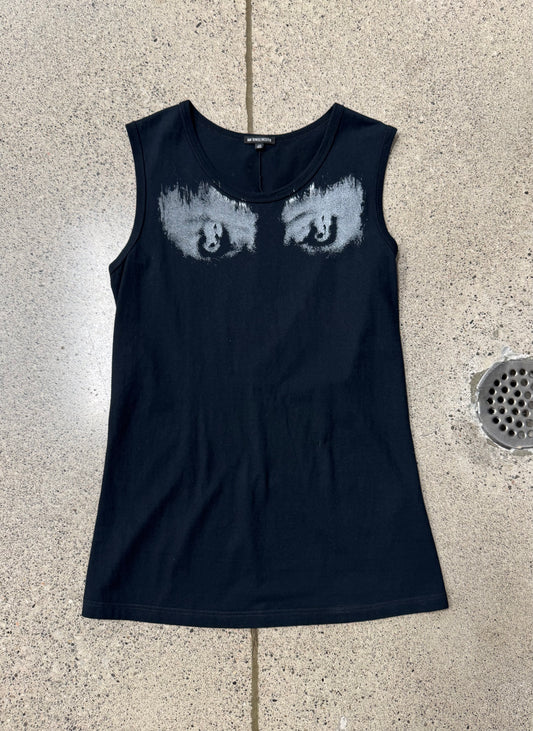 Ann Demeulemeester ‘Eyes’ Shadow Print Sleeveless Tank Top