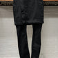 Rick Owens ‘Mastadon’ Matte Black DRKSHDW Skirted Denim