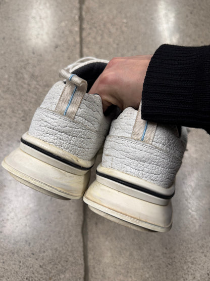 Prada ‘Mechano’ Leather Low Top Sneakers