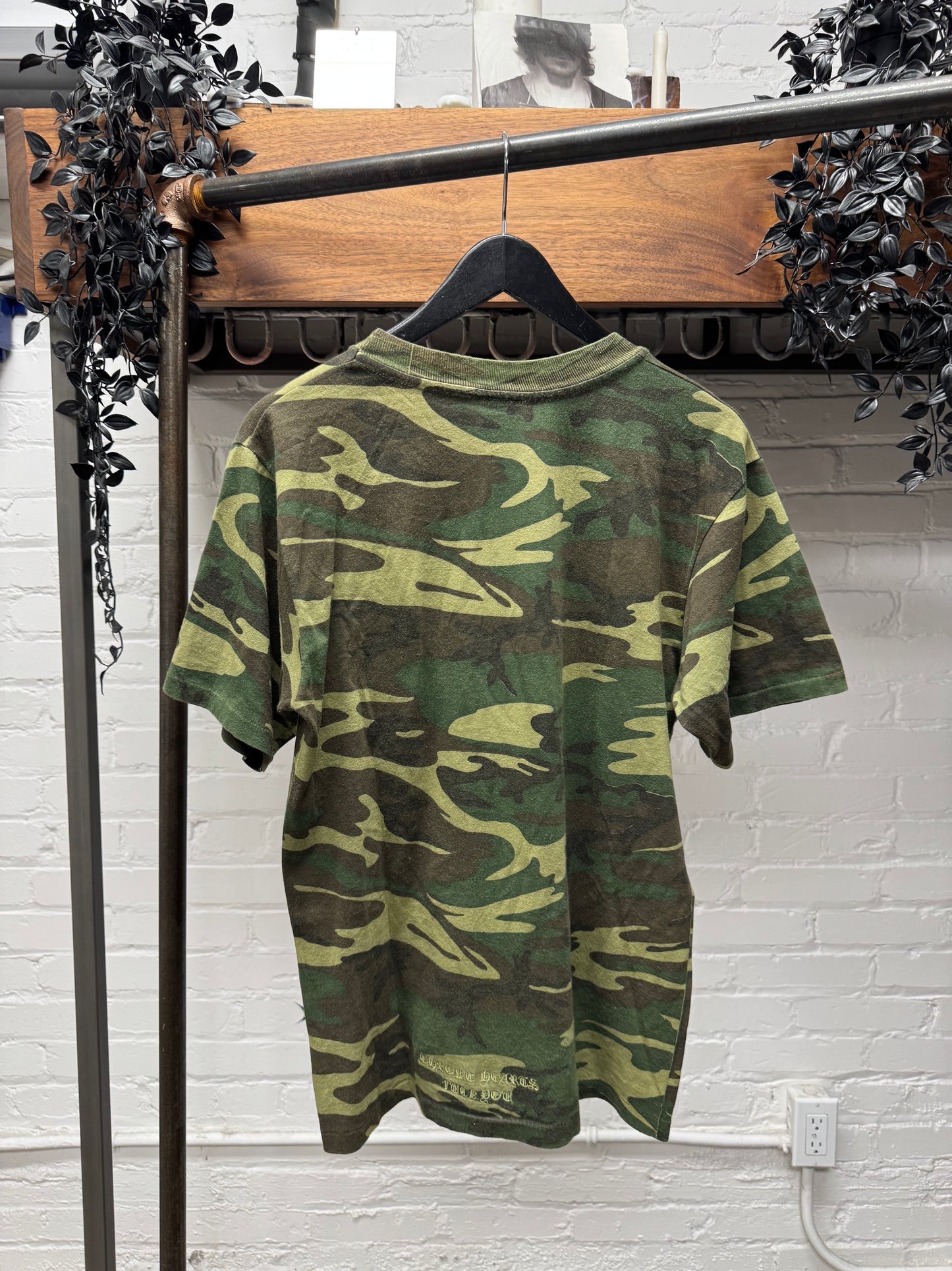 Vintage 90s Chrome Hearts Camo ‘Pocket Logo’ Cross