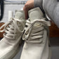 SS2021 Rick Owens ‘Phlegethon’ Milk White Leather Runners