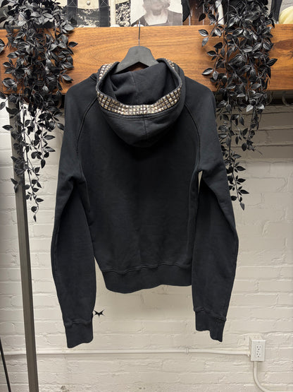 AW2005 Dsquared2 ‘Pyramid Studded’ Black Logo Hoodie