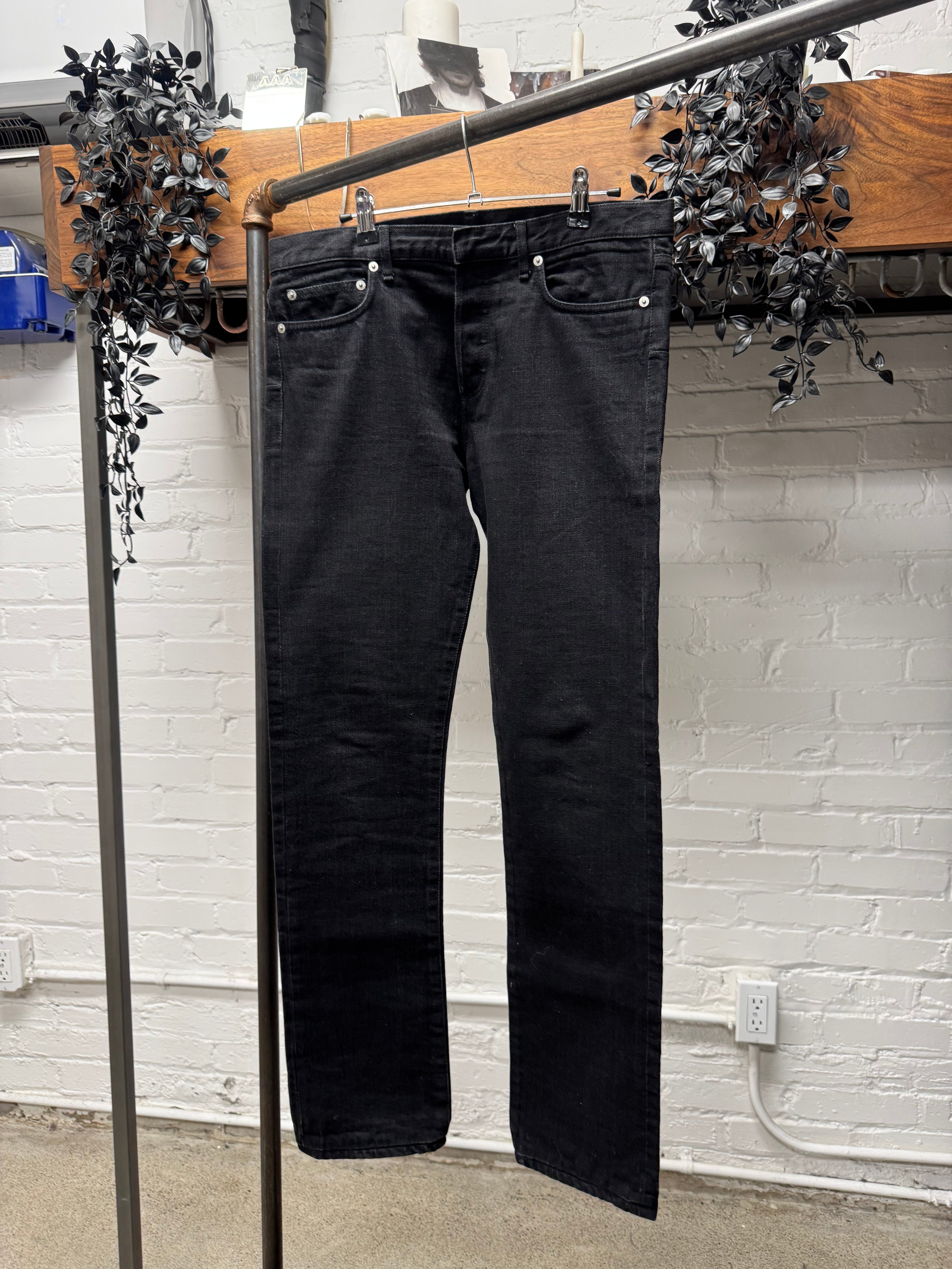 Dior Homme Japan Exclusive 13oz Black Skinny Jeans – Alex Maxamenko