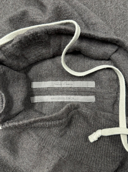 AW2016 Rick Owens ‘Mastadon’ Dust Brown Wool Knit Pod Shorts