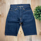 Evisu No3 Selvedge Gull Logo Denim Shorts