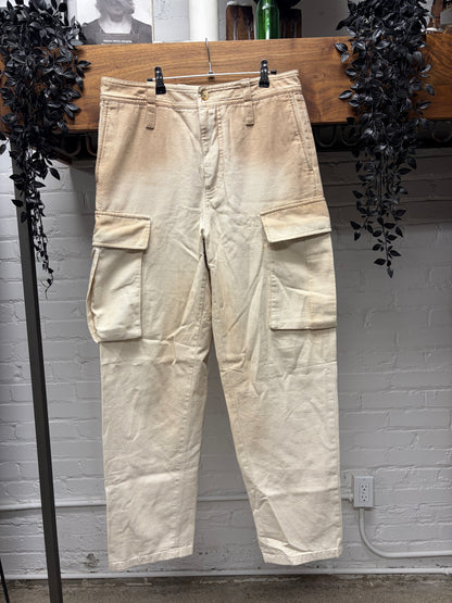 Acne Studios ‘Gradient Dirt Wash’ Cream Cargo Denim