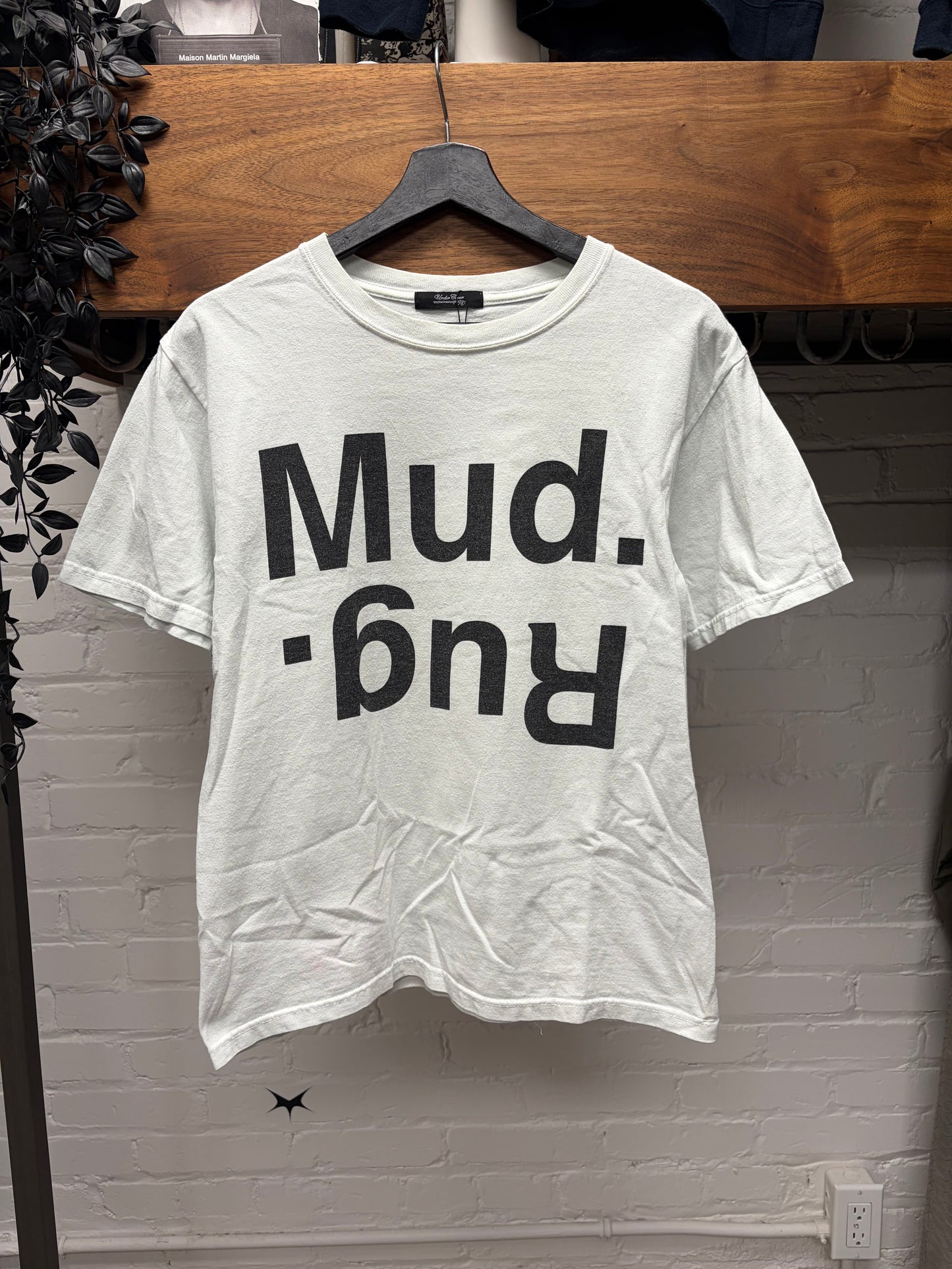 Undercover ‘Mud Rug’ White Short Sleeve Cotton T-Shirt