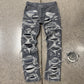 Vintage Helmut Lang Thrash Distressed Blowout Denim