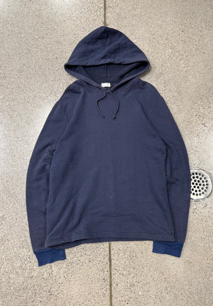 1997 Helmut Lang ‘Contrast Cuff’ Single Zip Pocket Pullover Hoodie