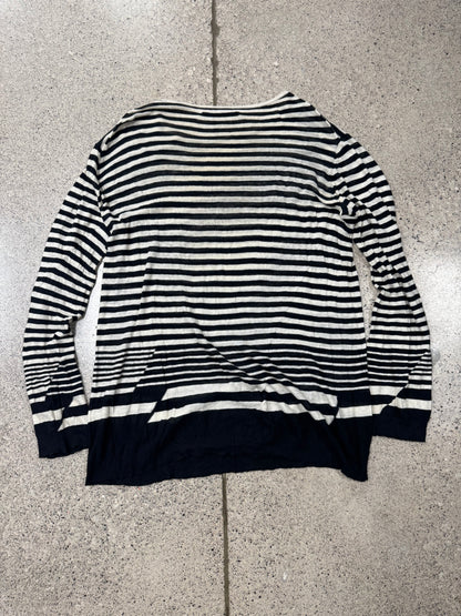Haider Ackermann Cashmere Striped Knit Sweater