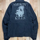 2000s Hysteric Glamour Smokin’ Kills Military Patch Jacket