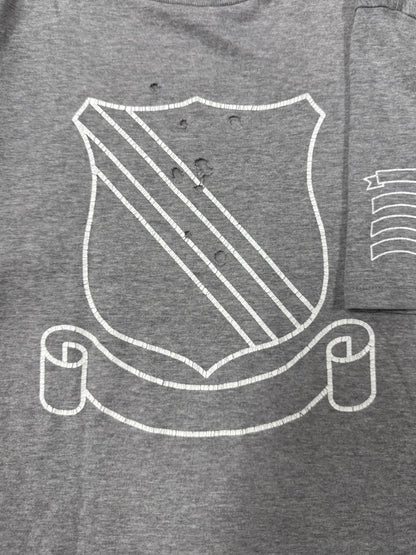 Number (N)ine ‘Shield’ Shotgun Distressed Graphic T-Shirt