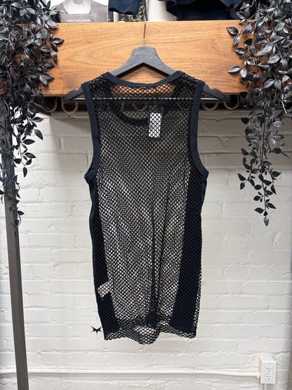 Dolce & Gabbana ‘Fishnet’ Black Mesh Tank Top