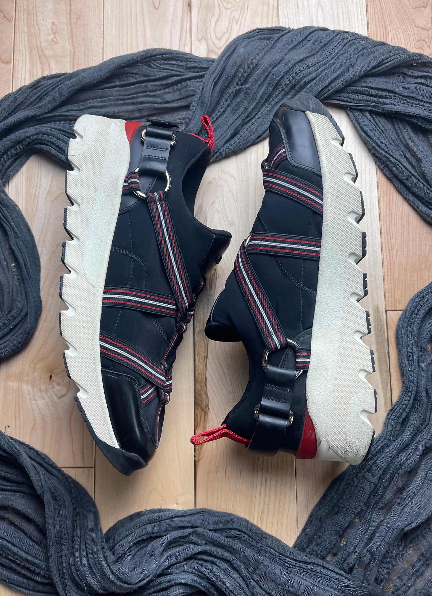 Dior Homme Black/Red Low Top Runners