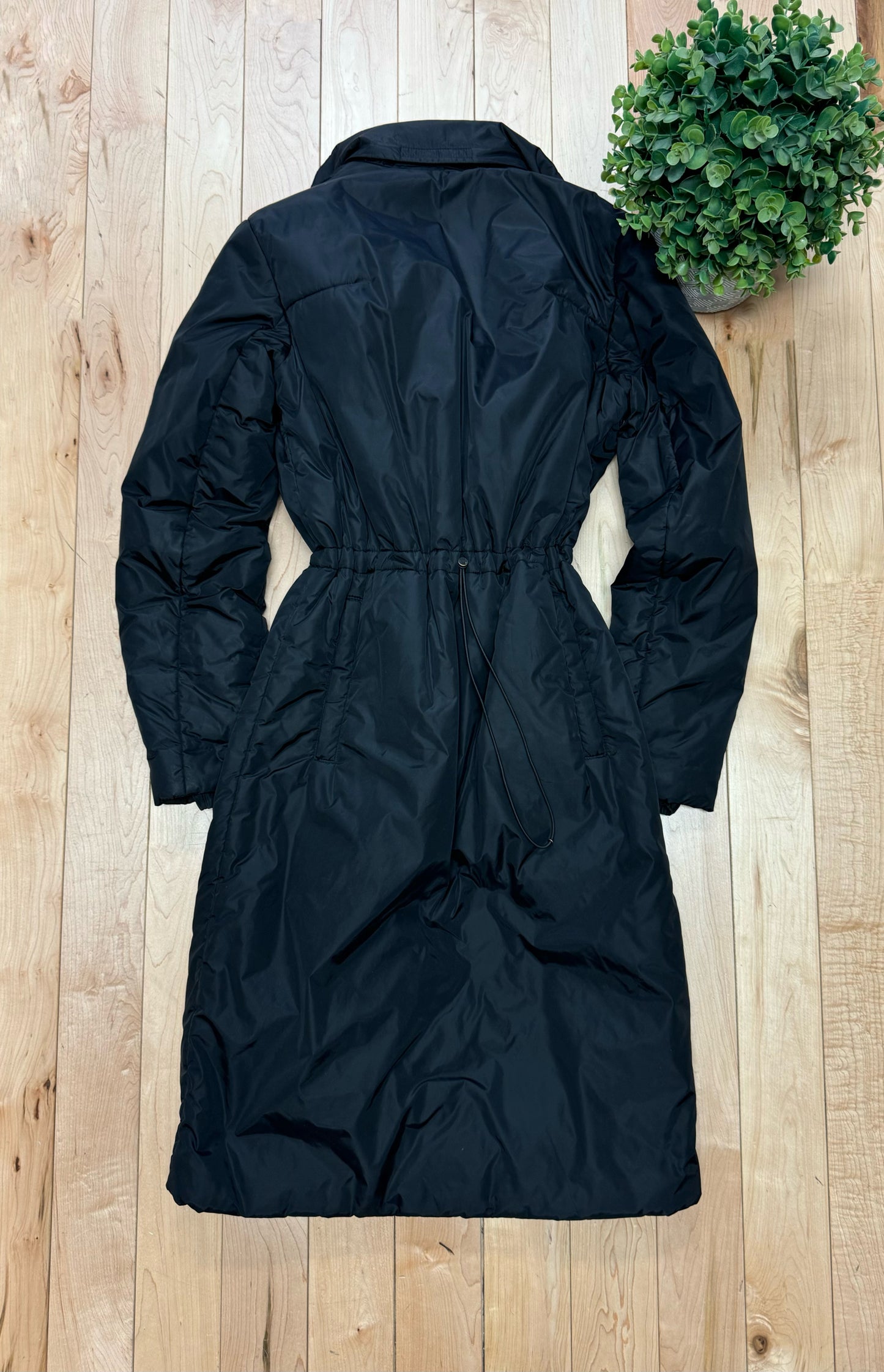 Prada Sport Nylon Shell Black Down Filled Coat