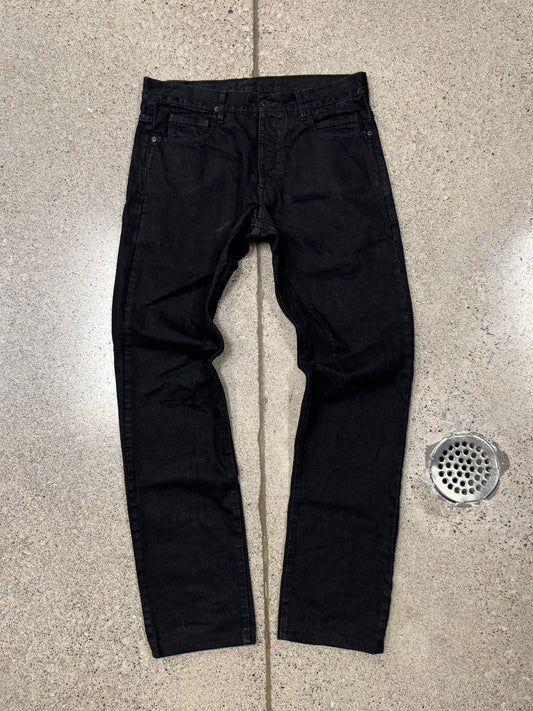Rick Owens Olmar & Mirta Era ‘Detroit Cut’ Black Denim