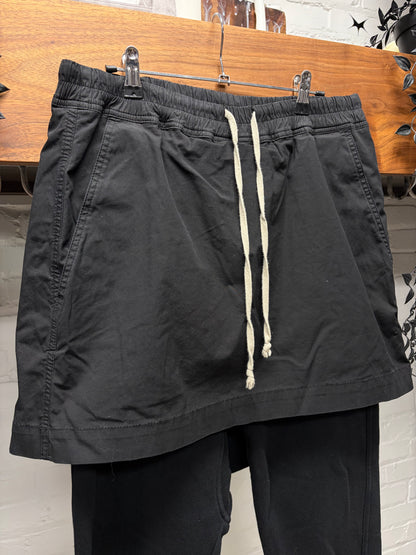 AW2015 Rick Owens ‘Sphinx’ Skirted Double Layered Drawstring Pants