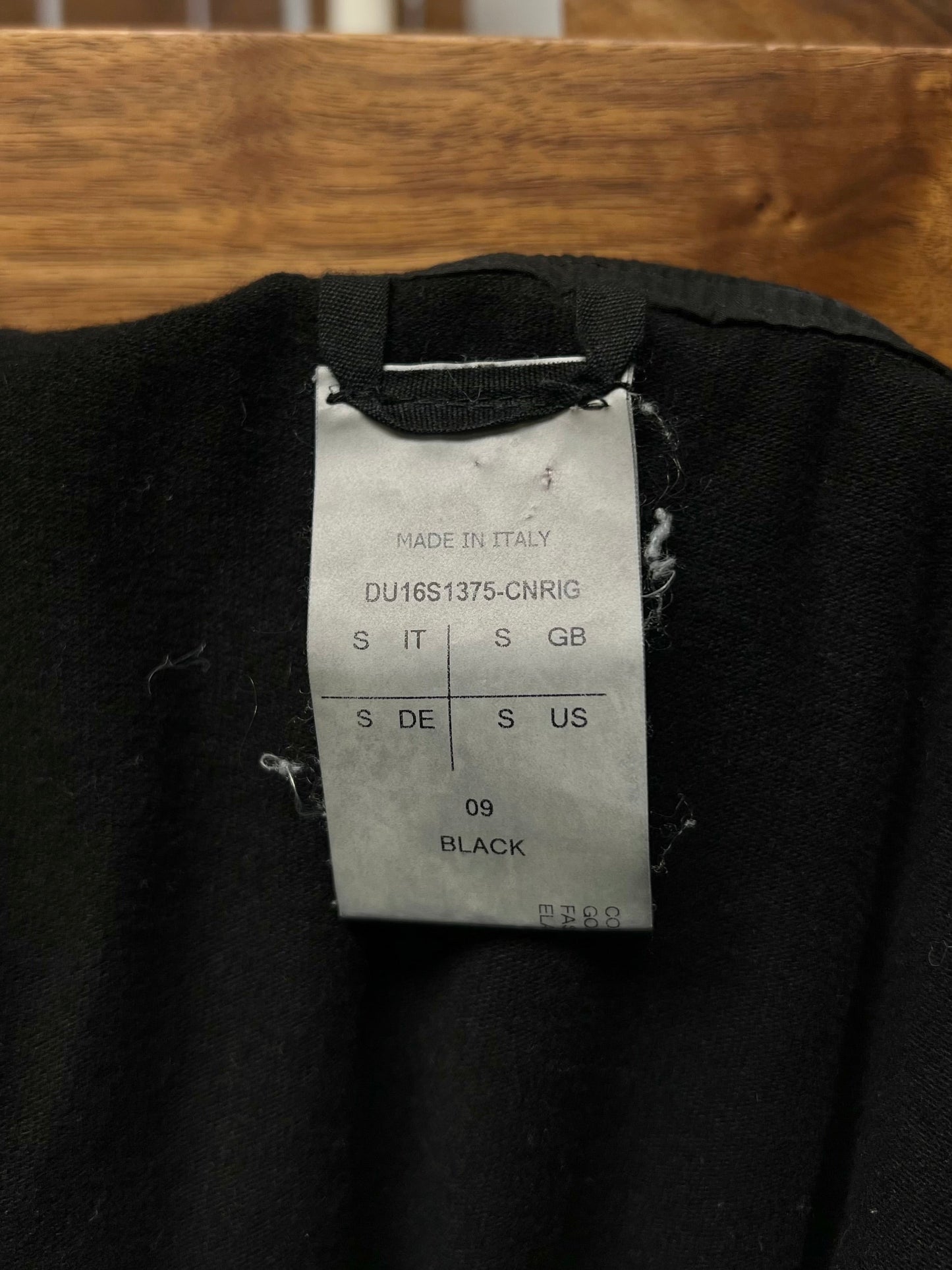 SS2016 Rick Owens Skirted Black ‘Berlin’ Drawstring Sweatpants