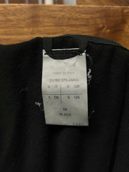 SS2016 Rick Owens Skirted Black ‘Berlin’ Drawstring Sweatpants