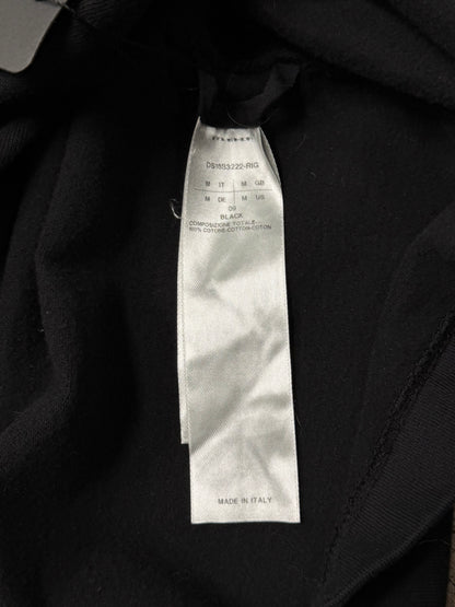 Rick Owens DRKSHDW ‘Wrap’ Black Drawstring Hoodie
