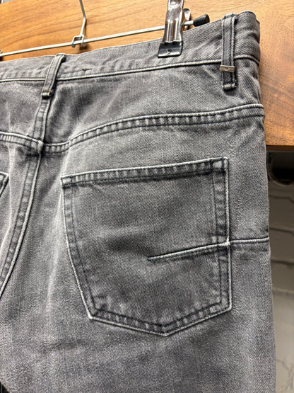 Dior Homme Grey ‘Clawmark’ Distressed Skinny Jeans