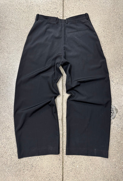 Acne Studios ‘Super Baggy’ Pleated Black Trousers