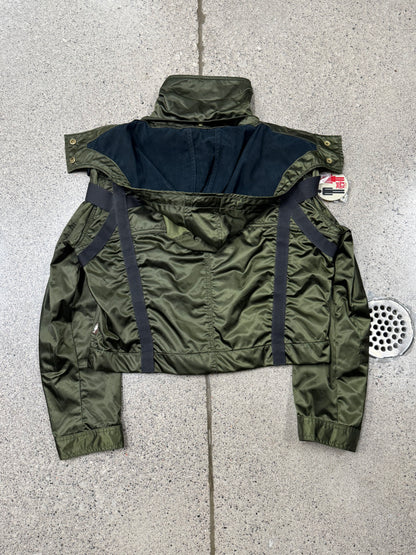 AW2003 Jean Paul Gaultier ‘Parachute’ Military Green Bondage Cargo Jacket