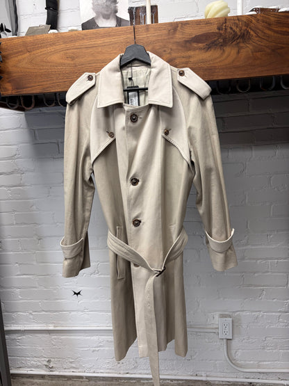 AW2007 Maison Martin Margiela Panelled Tan/Brown Two Tone Trench Coat