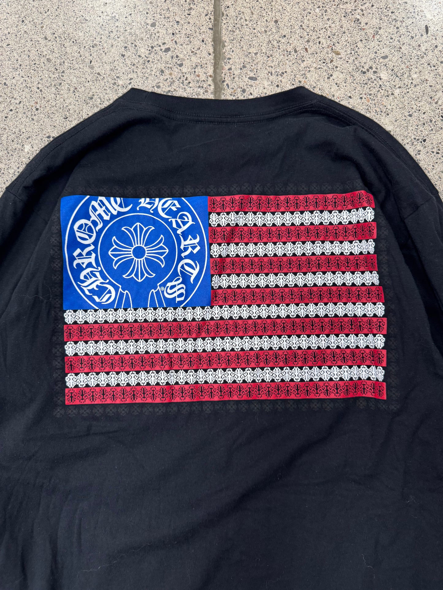 Chrome Hearts ‘American Flag’ Long Sleeve Shirt