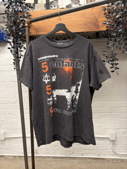 SS2024 Enfants Riches Deprimes ‘Comprende’ 555 Black Graphic T-Shirt