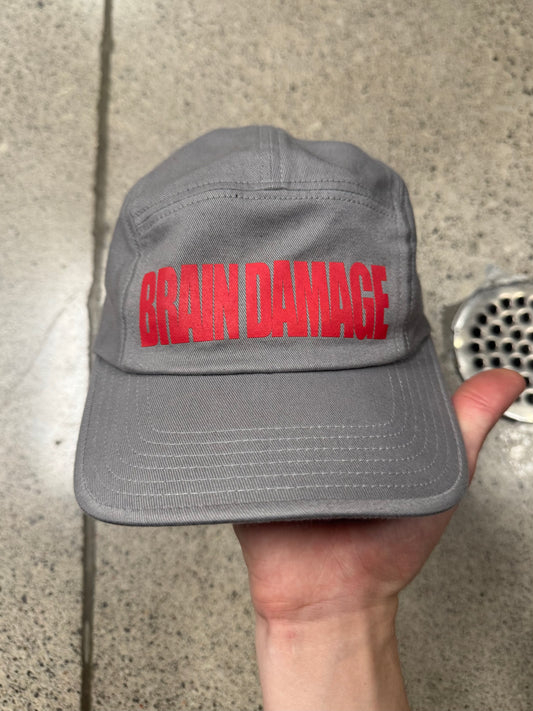 Undercover ‘Brain Damage’ 5 Panel Grey Strap-Back Camp Hat