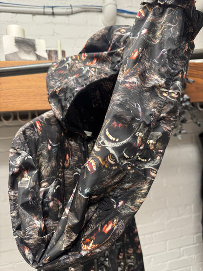 AW2016 Givenchy by Ricardo Tisci ‘Screaming Monkeys’ Hooded Jacket