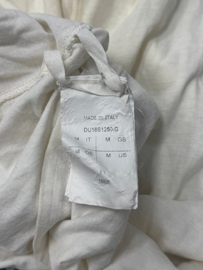 SS2016 Rick Owens ‘Milk’ White Level T-Shirt