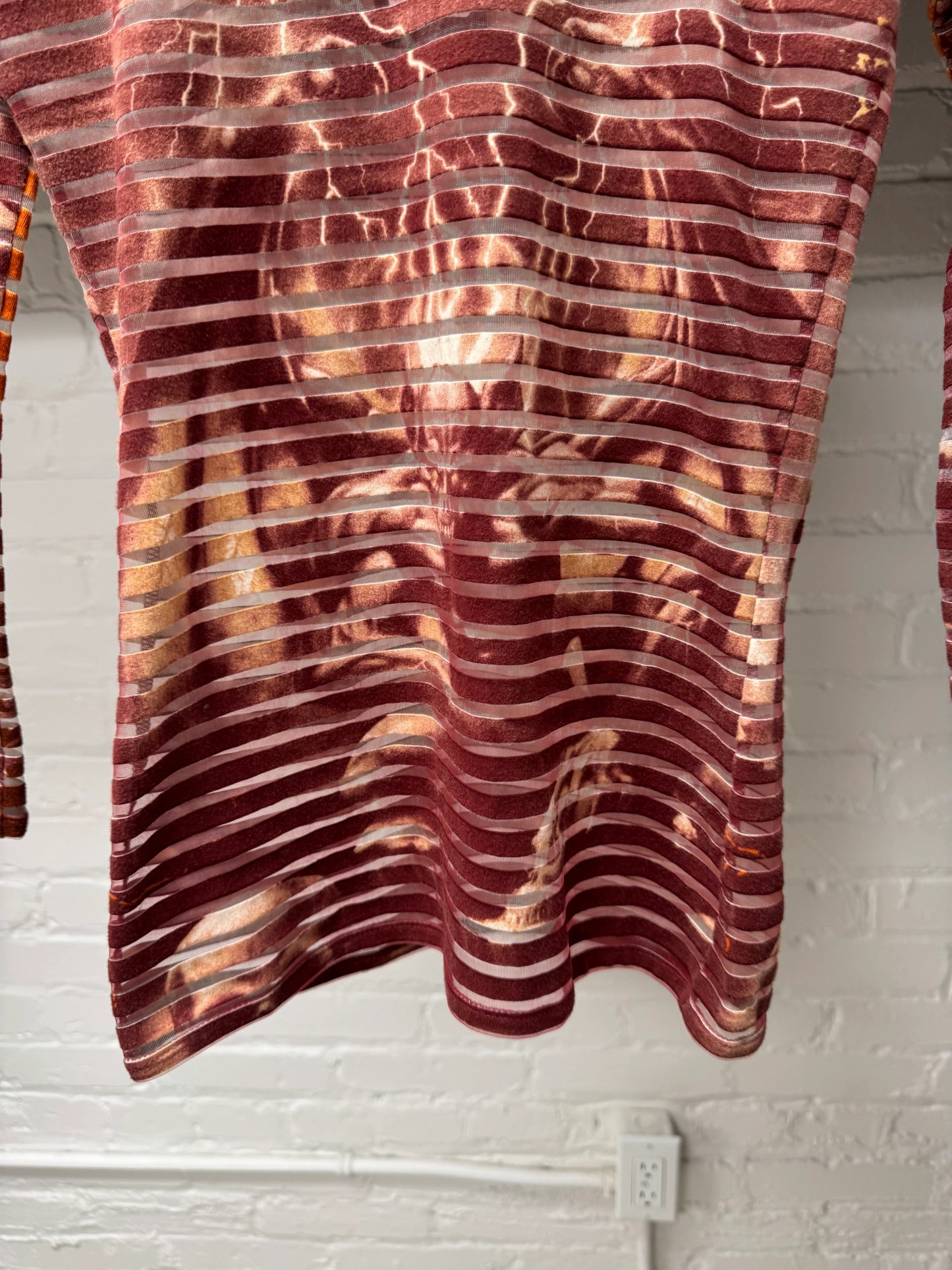 SS2001 Jean Paul Gaultier ‘Satan’ Mesh 3/4 Length Mesh Shirt