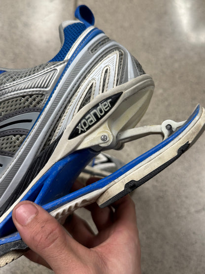 Balenciaga X-Pander Blue/White Spring-Blade Sneakers