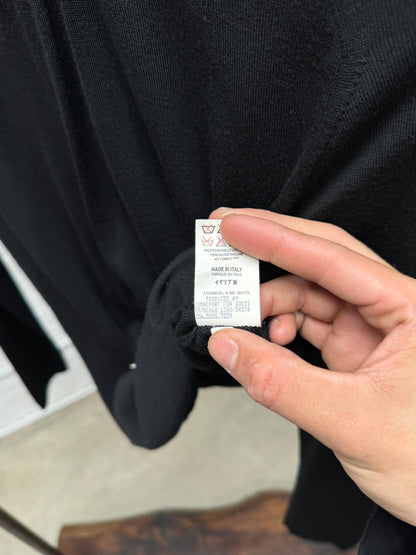 AW1999 Gucci by Tom Ford ‘Pin’ Black Cashmere Sweater