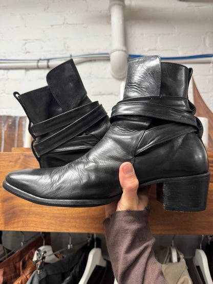 2000s Yves Saint Laurent by Tom Ford ‘Jonny Jodhpur’ Calfskin Leather Boots