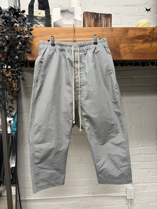 Rick Owens Drop Crotch ‘Stone Grey’ Pod Drawstring Shorts